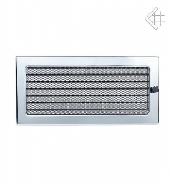 17х37 никелированная с жалюзи