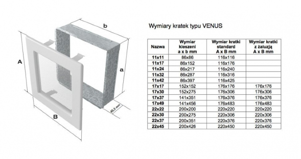 22x45 Venus белая