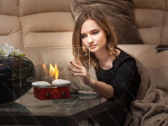 Настольный биокамин Lux Fire &amp;quot;Токио&amp;quot; М