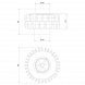 Комплект чугунных теплоаккумулирующих дисков d-150мм (2 шт.)