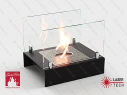 Настольный биокамин Lux Fire &amp;quot;Арлекино&amp;quot; М (черный)